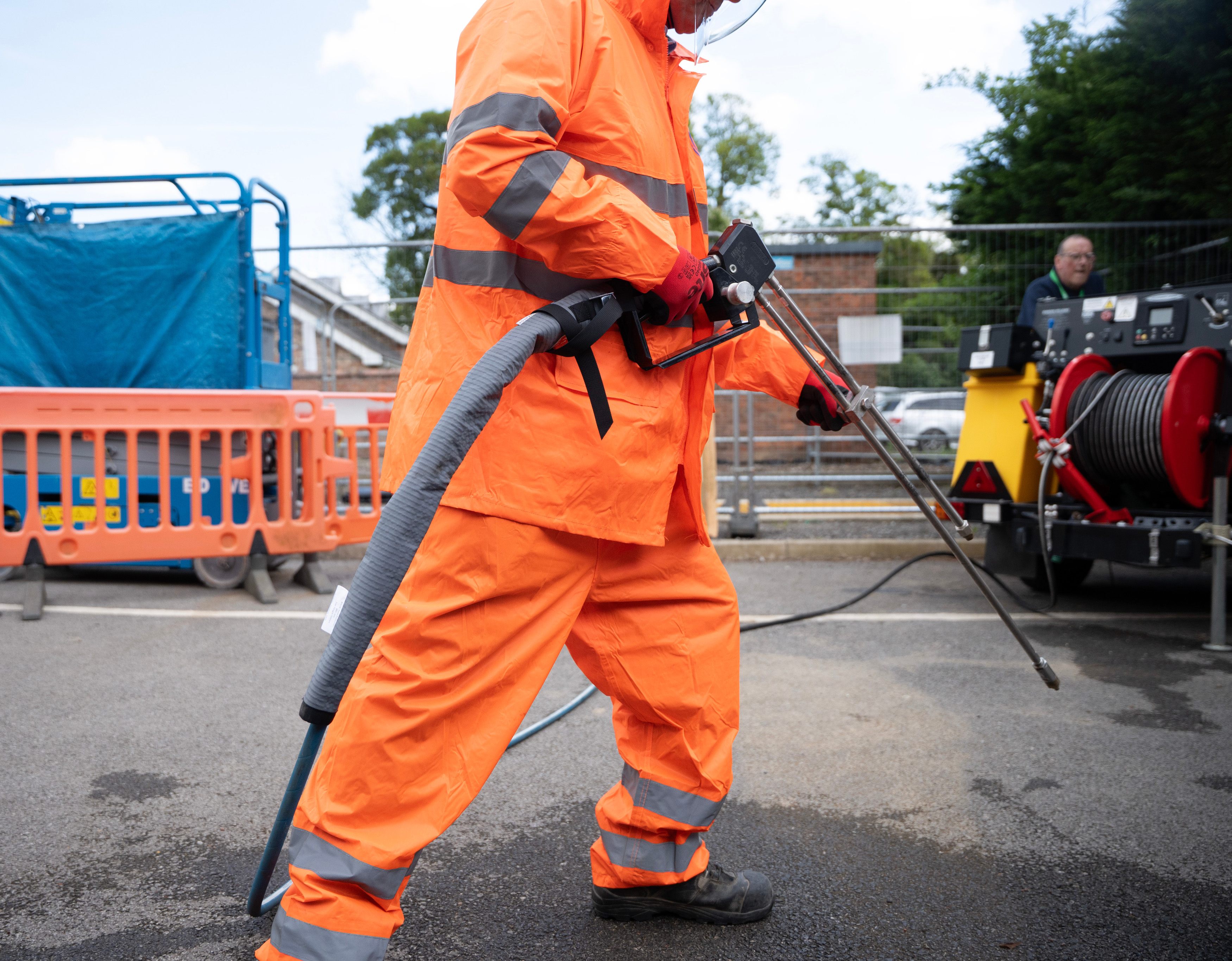 Pressure washing