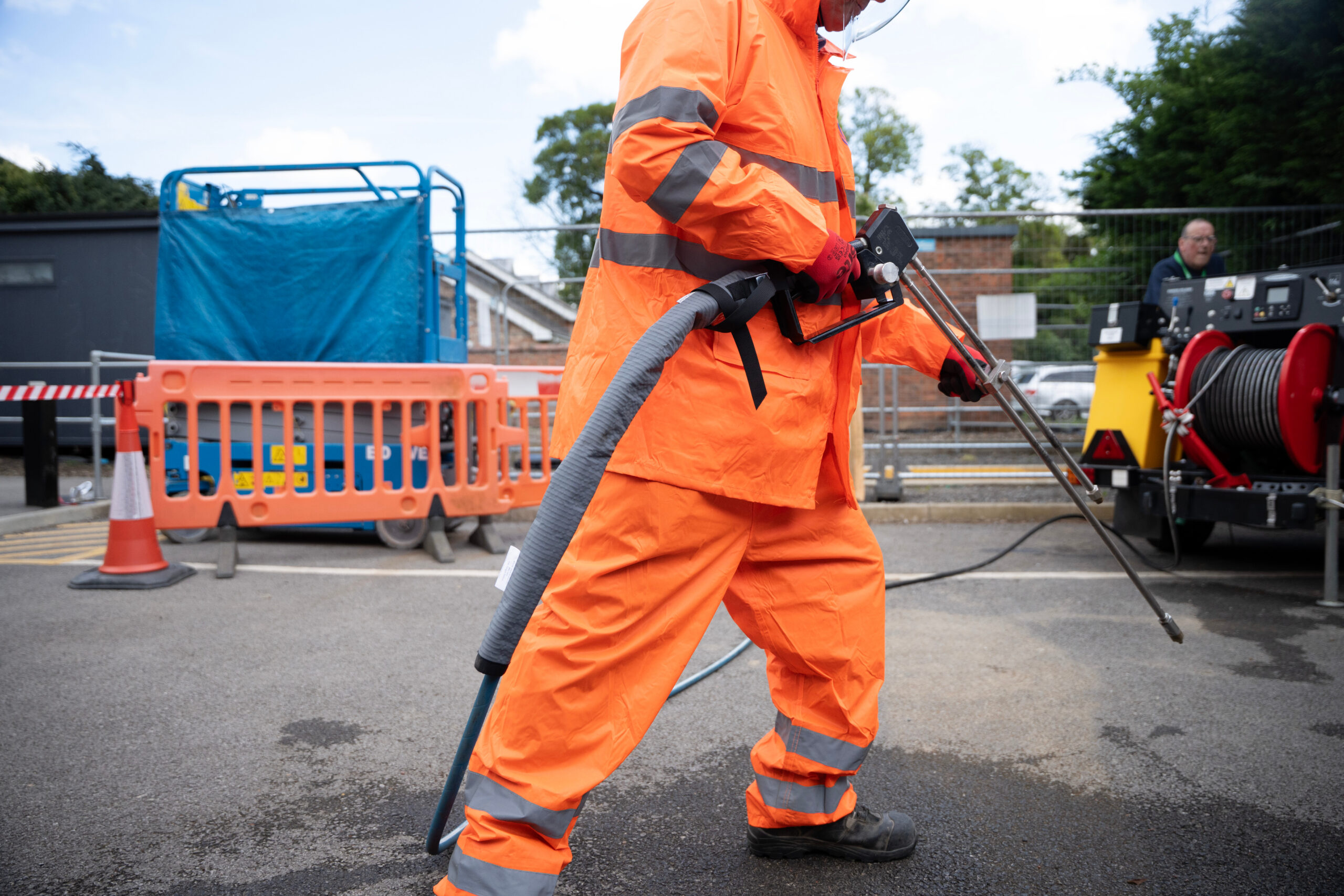 Pressure washing