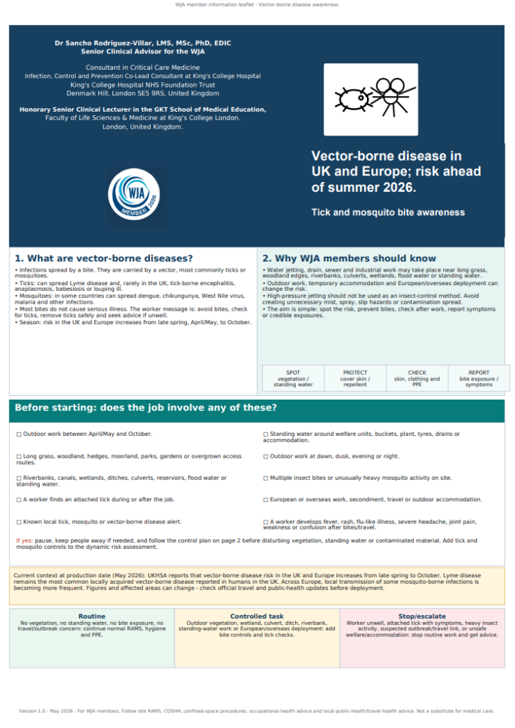 Vector-borne disease in UK and Europe