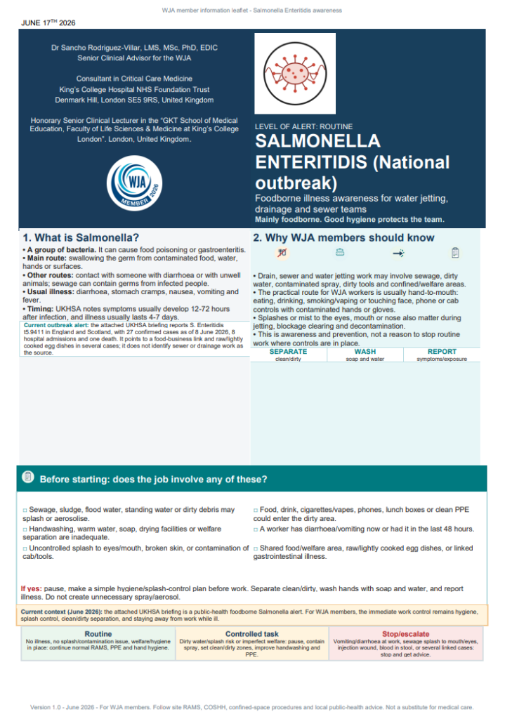 Salmonella Enteritidis (National Outbreak)